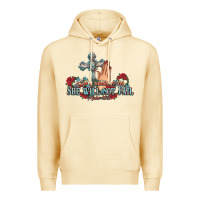 Pina Colada she will not fail psalm christian cross pray Premium Hoodie - NancyCooperArtShop