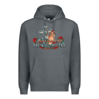 Rock she will not fail psalm christian cross pray Premium Hoodie - NancyCooperArtShop