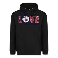 Black soccer love of the game Heavyweight Hoodie - JahusDesignShop