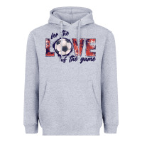 Heather Grey soccer love of the game Heavyweight Hoodie - JahusDesignShop
