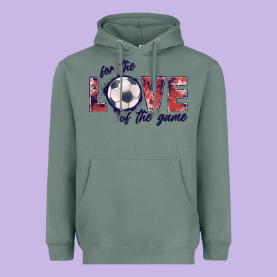 Soccer Love Of The Game Heavyweight Hoodie Designed By Jahusdesignshop