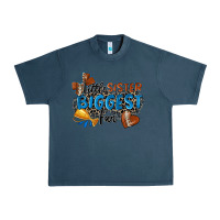 Midnight Navy little sister biggest fan football Urban Heavy Tee - Zillion Design Studio
