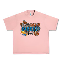 Salmon little sister biggest fan football Urban Heavy Tee - Zillion Design Studio