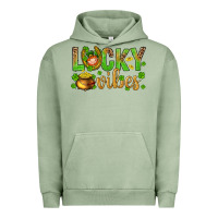 Pigment Oil Green St. Patricks day lucky vibes Urban Hoodie - BundleAndBundleShop
