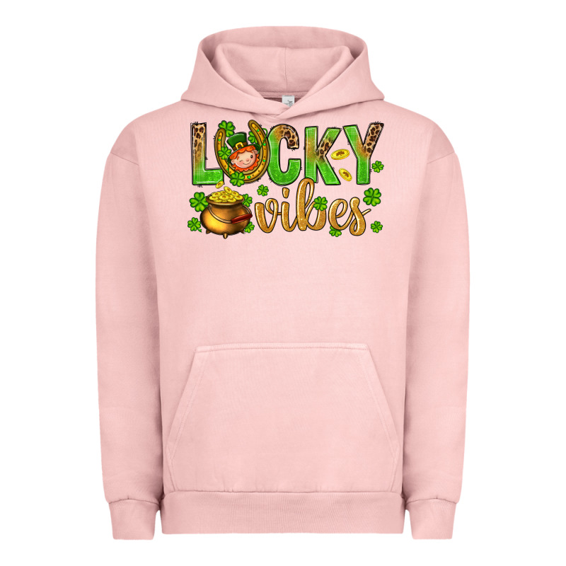 St. Patricks Day Lucky Vibes Urban Hoodie by BundleAndBundleShop | Teevron