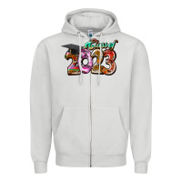 Dove Grey class of 2023 Zipper Hoodie - RacoonDesign