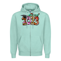 Seafoam class of 2023 Zipper Hoodie - RacoonDesign