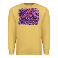 Antique Gold lilac leopard with red glitter Premium Sweatshirt - Artiststas