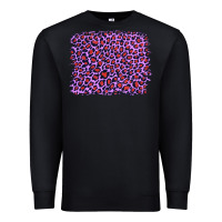 Black lilac leopard with red glitter Premium Sweatshirt - Artiststas