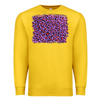 Lemon lilac leopard with red glitter Premium Sweatshirt - Artiststas