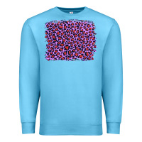 Ocean Blue lilac leopard with red glitter Premium Sweatshirt - Artiststas