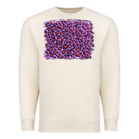 Sandshell lilac leopard with red glitter Premium Sweatshirt - Artiststas