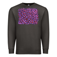 Smoke lilac leopard with red glitter Premium Sweatshirt - Artiststas