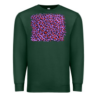 Sports Green lilac leopard with red glitter Premium Sweatshirt - Artiststas