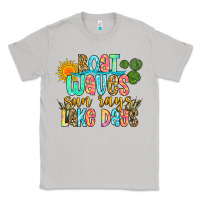Moon Dust boat waves sun rays lake days Classic Tee - Zillion Design Studio