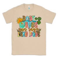 Mushroom boat waves sun rays lake days Classic Tee - Zillion Design Studio