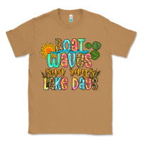 Toasted Coconut boat waves sun rays lake days Classic Tee - Zillion Design Studio