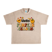 French Oak hello pumpkin season Urban Heavy Tee - BarkalooDesign