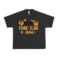 Pigment Black hello pumpkin season Urban Heavy Tee - BarkalooDesign