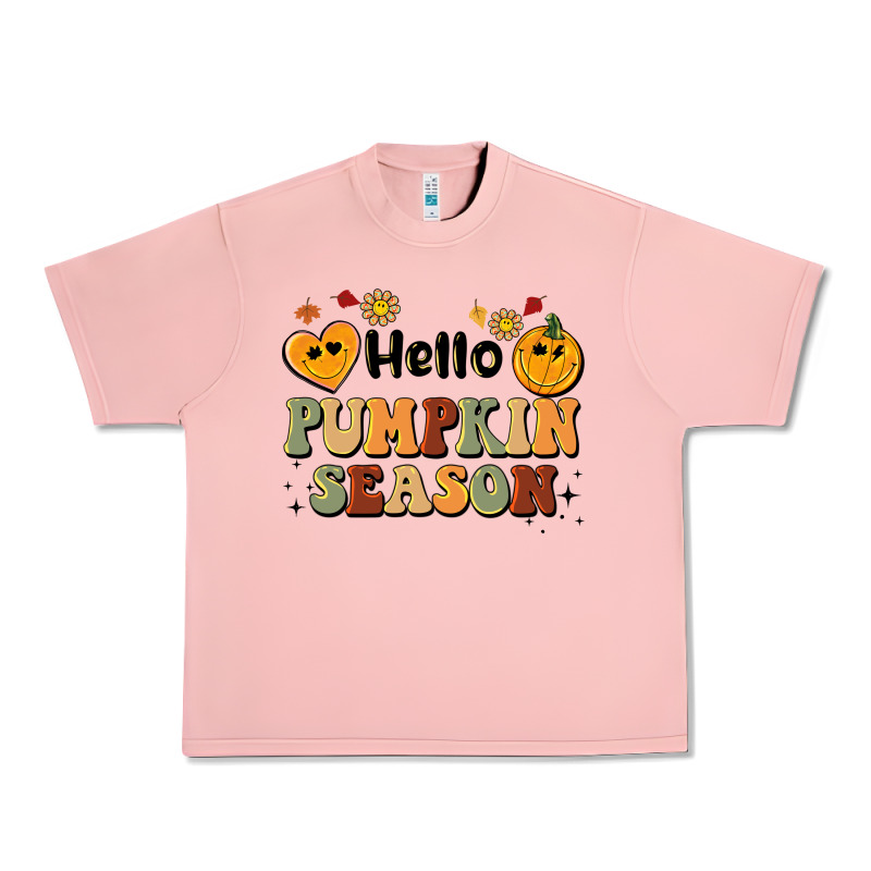 Hello Pumpkin Season Urban Heavy Tee by BarkalooDesign | Teevron