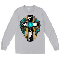Moon Dust cross gemstone wings Long Sleeve Tee - RanaPortraitStore