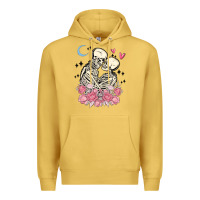 Antique Gold the lovers skeletons Premium Hoodie - MaliasSmallBusiness