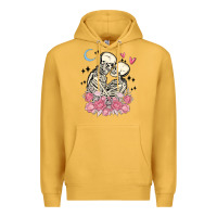 Mustard the lovers skeletons Premium Hoodie - MaliasSmallBusiness