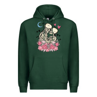 Sports Green the lovers skeletons Premium Hoodie - MaliasSmallBusiness