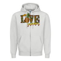 Love Summer Pinapple Zipper Hoodie | Teevron