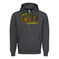 Smoke love summer pinapple Zipper Hoodie - CowhideDigitalArt