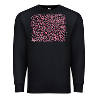 Black pink leopard with pink glitter Premium Sweatshirt - Artiststas