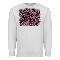 Dove Grey pink leopard with pink glitter Premium Sweatshirt - Artiststas