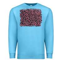 Ocean Blue pink leopard with pink glitter Premium Sweatshirt - Artiststas
