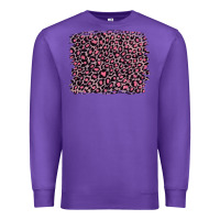Purple pink leopard with pink glitter Premium Sweatshirt - Artiststas
