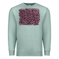 Seafoam pink leopard with pink glitter Premium Sweatshirt - Artiststas