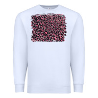 White pink leopard with pink glitter Premium Sweatshirt - Artiststas