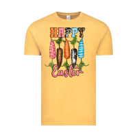 Vintage Mustard Happy Easter Vintage Tee - RanaPortraitStore