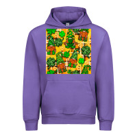 Tulip St. Patricks gnomies seamless pattern Urban Hoodie - BundleAndBundleShop