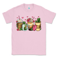 Bubblegum Pink cactus coffee cups Classic Tee - Zillion Design Studio
