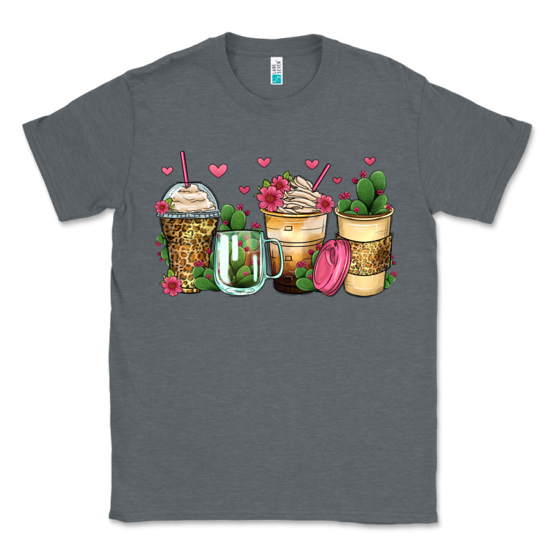 Cactus Coffee Cups Classic Tee by Zillion Design Studio | Teevron