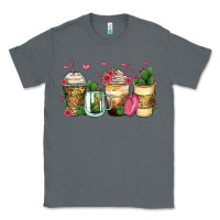 Charcoal Heather cactus coffee cups Classic Tee - Zillion Design Studio