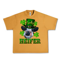 Peanut Butter Lucky heifer Urban Heavy Tee - RanaPortraitStore