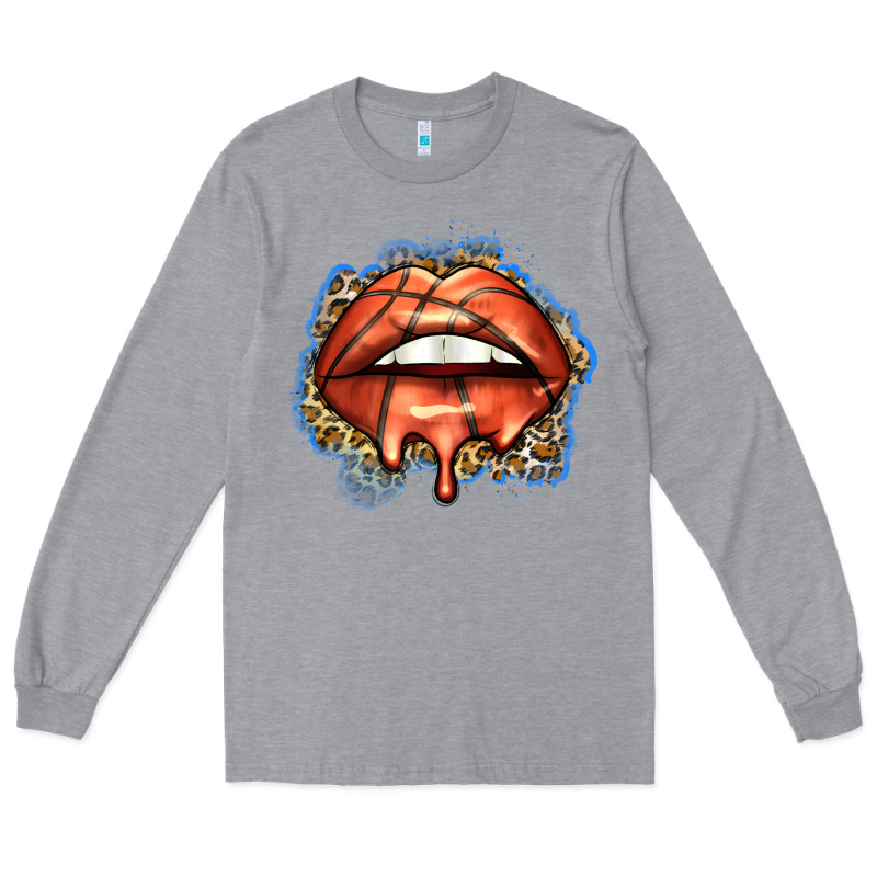 Basketball Lips Long Sleeve Tee by Zillion Design Studio | Teevron
