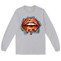 Moon Dust basketball lips Long Sleeve Tee - Zillion Design Studio