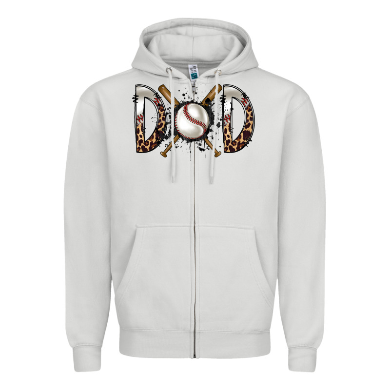 Dad Baseball Zipper Hoodie by RacoonDesign | Teevron