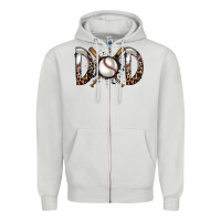 Dove Grey dad baseball Zipper Hoodie - RacoonDesign