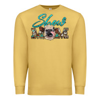 Antique Gold show mom aztec cowhide heifer Premium Sweatshirt - Artiststas