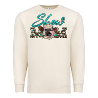 Sandshell show mom aztec cowhide heifer Premium Sweatshirt - Artiststas