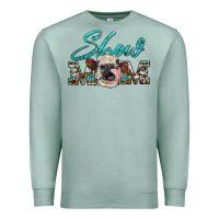 Seafoam show mom aztec cowhide heifer Premium Sweatshirt - Artiststas