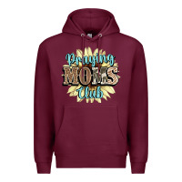 Burgundy praying moms club Premium Hoodie - NancyCooperArtShop